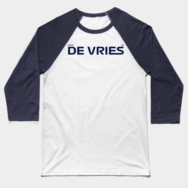 NYCK DE VRIES 2023 Baseball T-Shirt by SteamboatJoe